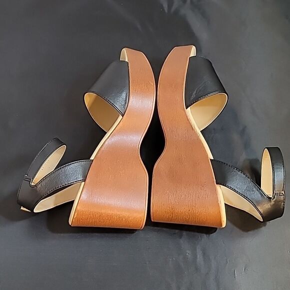 BRAND NEW ME TOO OPEN TOE BLOCK HEEL WEDGE STYLE WOMEN"S SANDAL - Picture 9 of 15